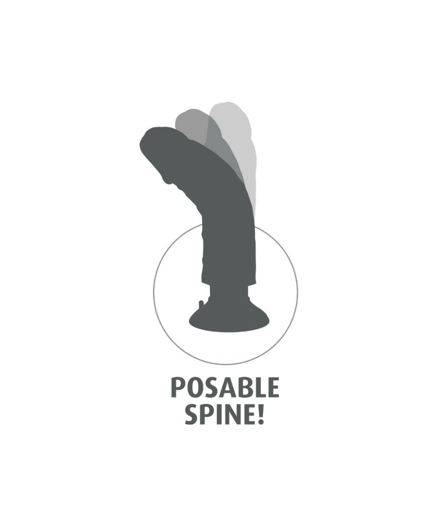 KING COCK - DILDO VIBRANTE COM TESTÍCULOS 25.5 CM COR NATURAL