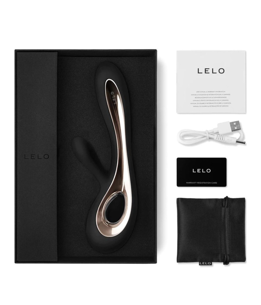LELO - SORAYA 2 SCHWARZER KANINCHENVIBRATOR