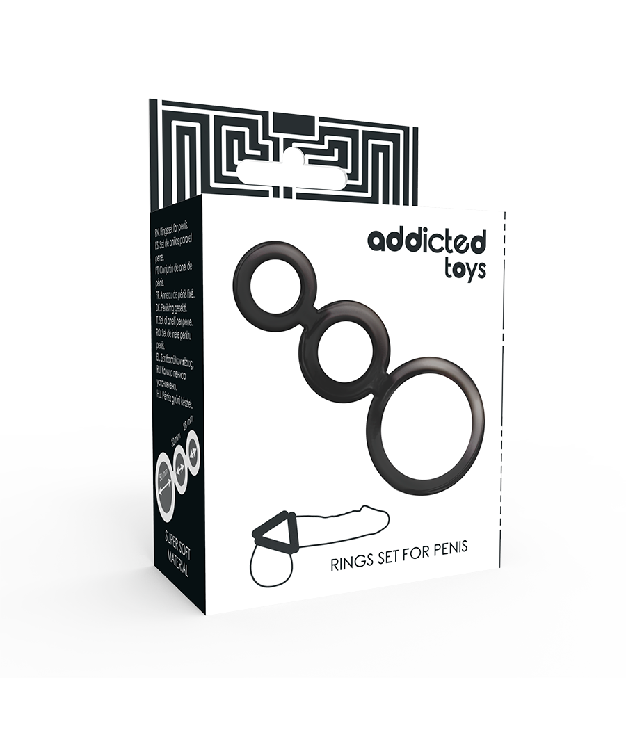 ADDICTED TOYS - RINGSET FÜR PENIS - GERUCHERT