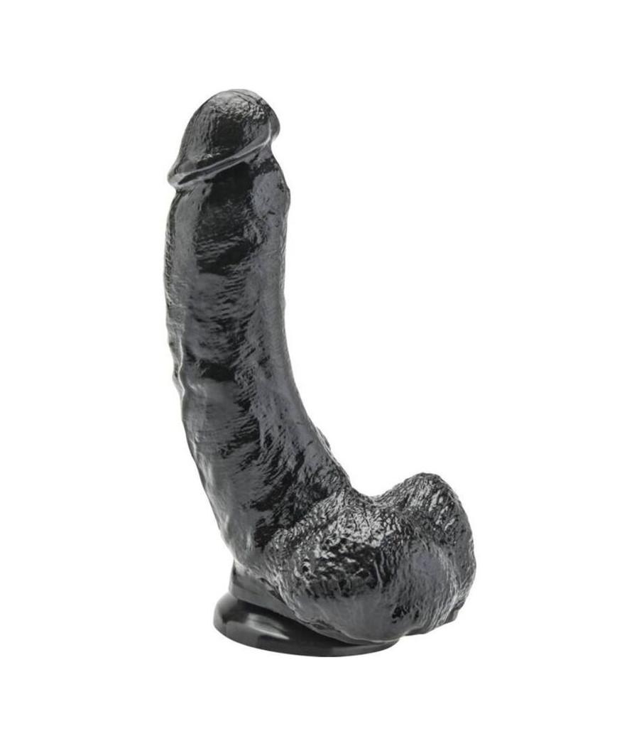 GET REAL - DILDO 20,5 CM MIT KUGELN SCHWARZ