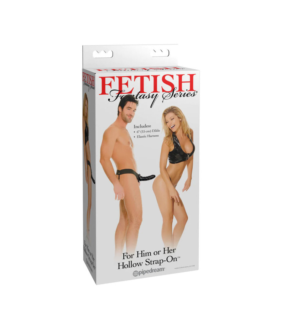 FETISH FANTASY SERIES - SERIES BLACK DREAM HOLLOW STRAP ON