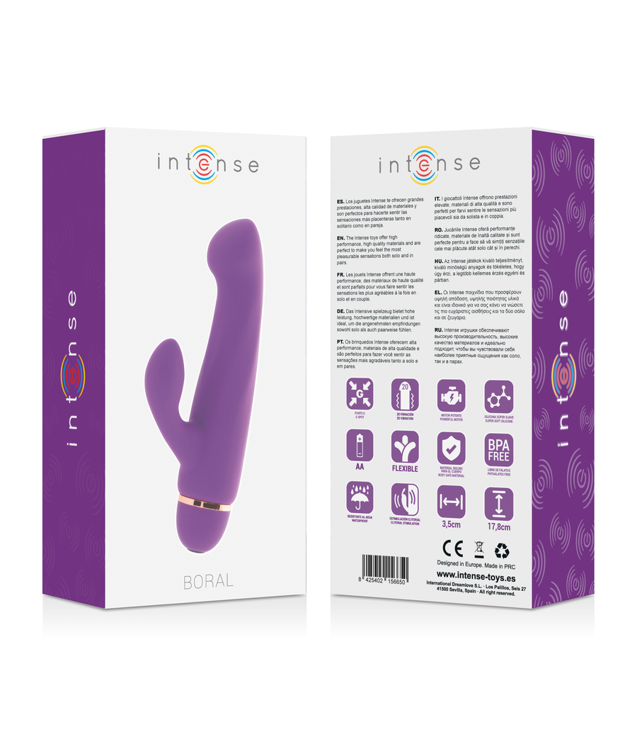 INTENSE - BORAL 20 VITESSES SILICONE LILAS