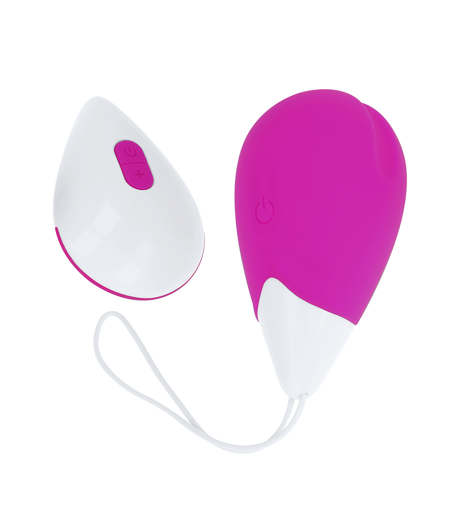 OHMAMA - OVO VIBRANTE 10 MODOS LILÁS E BRANCO