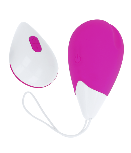 OHMAMA - OVO VIBRANTE 10 MODOS LILÁS E BRANCO