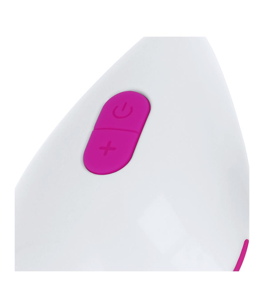 OHMAMA - OVO VIBRANTE 10 MODOS LILÁS E BRANCO