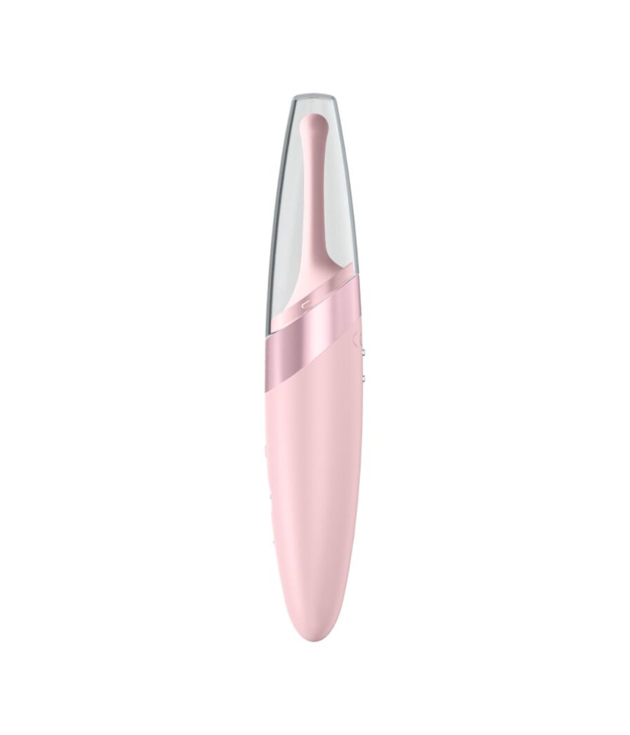SATISFYER - VIBRATEUR  POINTE DE CLIT TWIRLING DELIGHT ROSE
