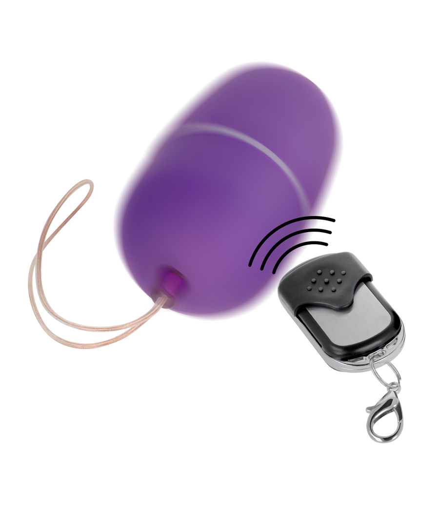 ONLINE - OVO VIBRANTE COM CONTROLE REMOTO M LILAC