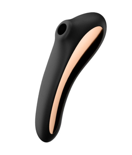 SATISFYER - VIBRATORE DUAL KISS AIR PULSE NERO