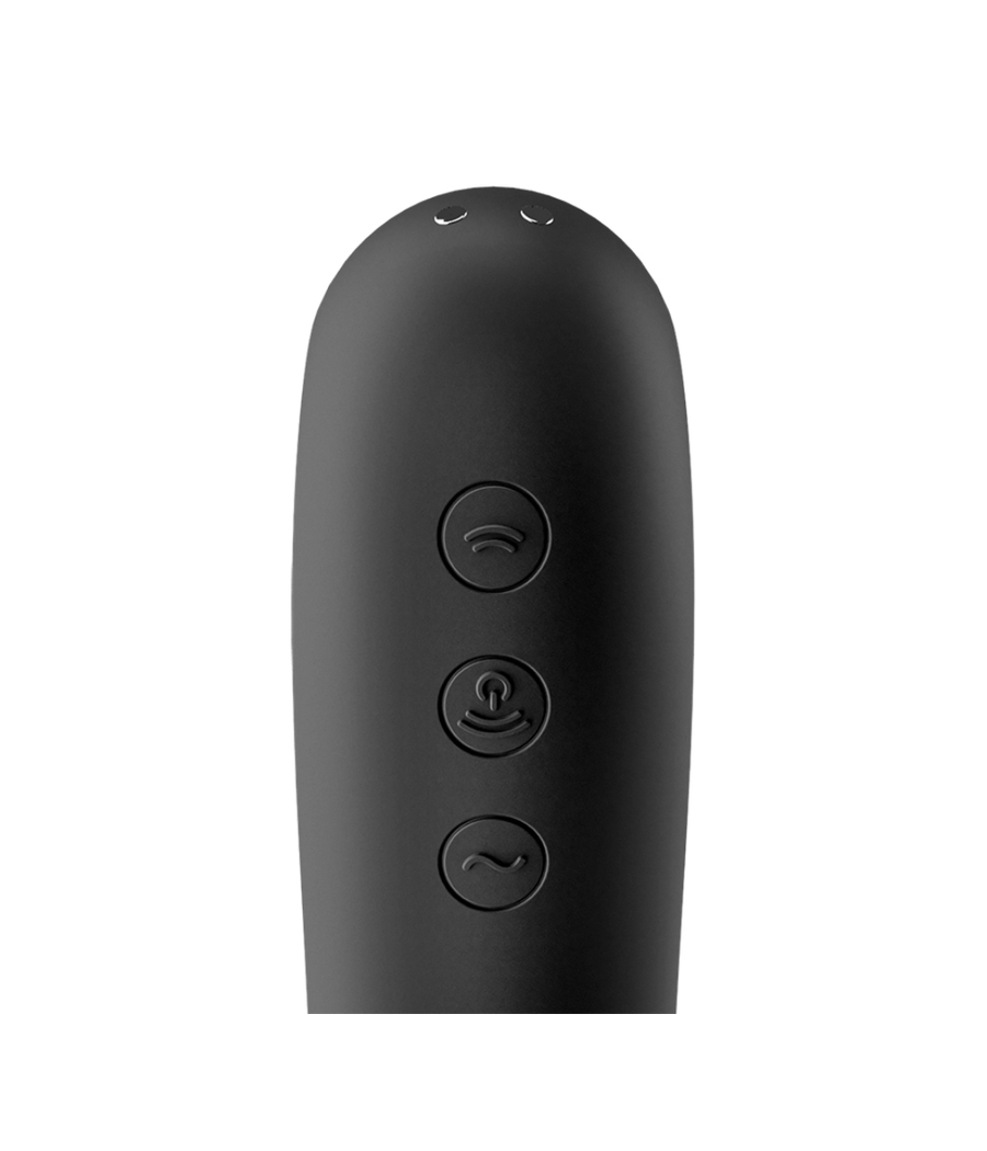 SATISFYER - VIBRATORE DUAL KISS AIR PULSE NERO