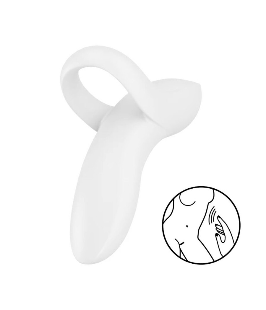 SATISFYER - VIBRATORE DA DITO BOLD LOVER BIANCO