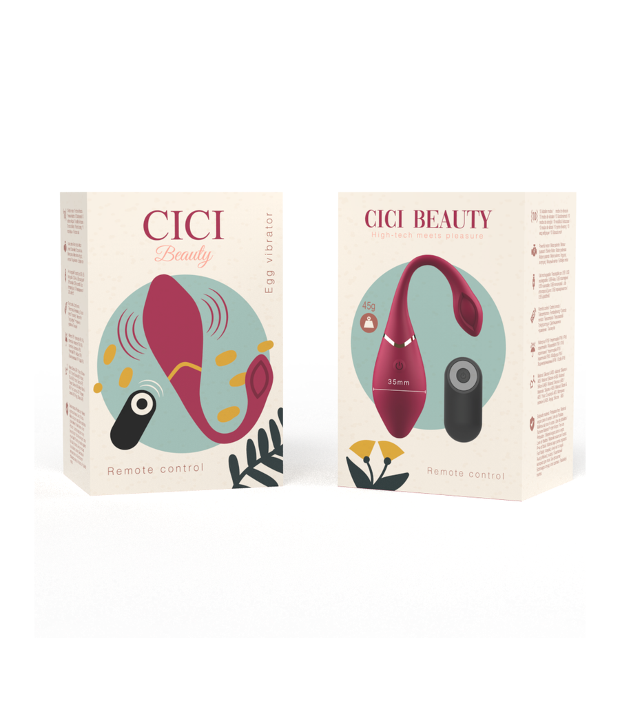 CICI BEAUTY - PREMIUM SILIKON EI VIBRATOR FERNBEDIENUNG