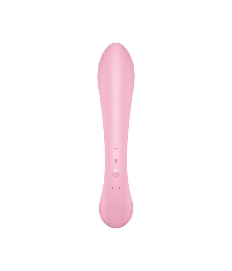 SATISFYER - TRIPLE OH HYBRID VIBRATION PINK