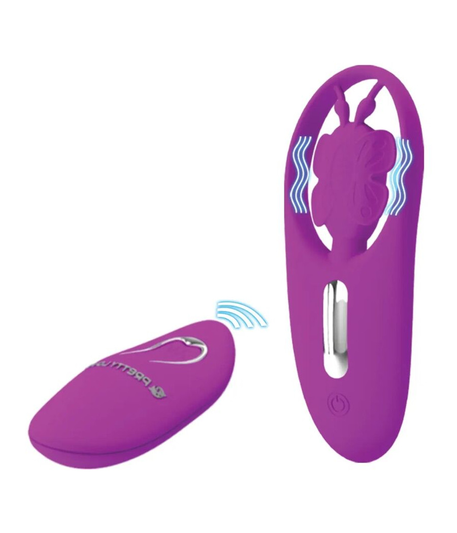 PRETTY LOVE - STIMULATEUR PAPILLON DANCING POUR CULOTTES AVEC TÉLÉCOMMANDE LILAS