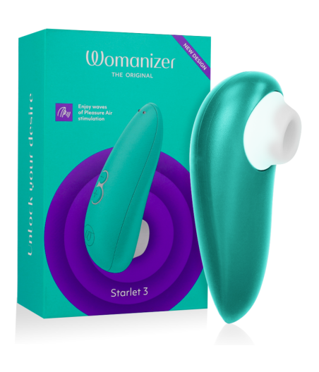 WOMANIZER - STARLET 3 CLITORAL STIMULATOR TURQUOISE
