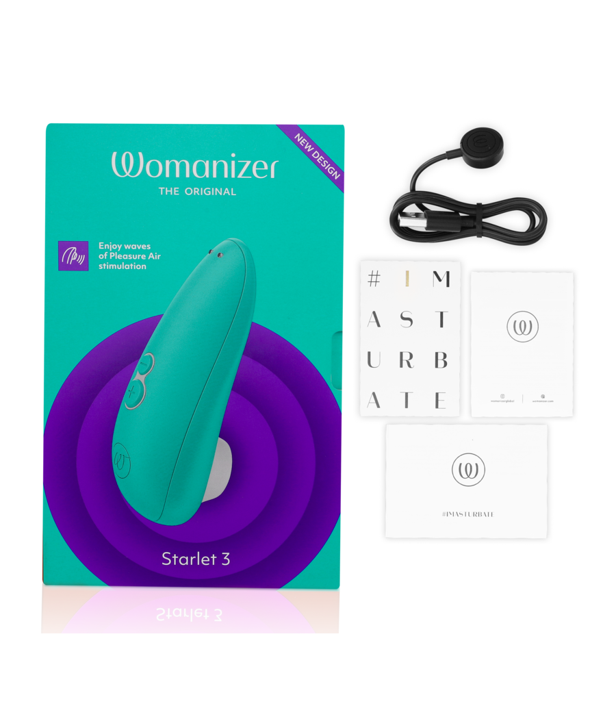 WOMANIZER - STARLET 3 ESTIMULADOR CLÍTORIS TURQUESA