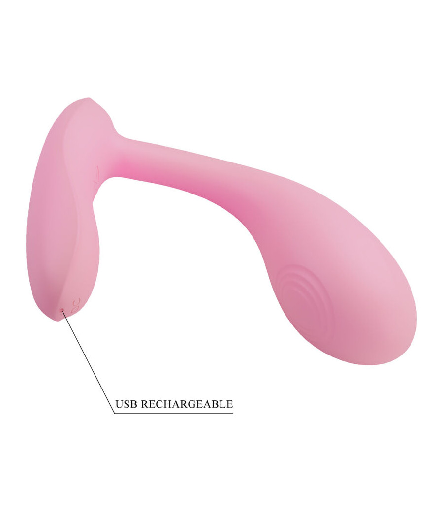 PRETTY LOVE - BAIRD G-SPOT 12 VIBRATIONEN WIEDERAUFLADBARE ROSA APP