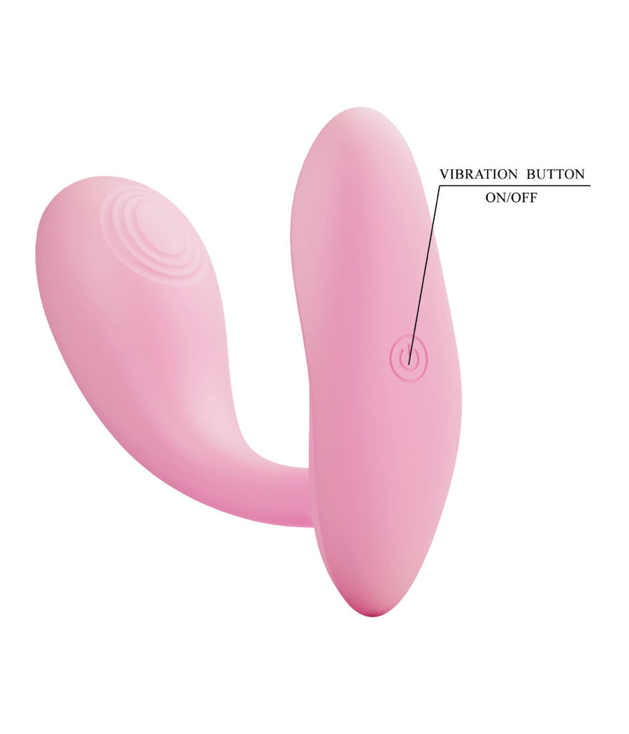 PRETTY LOVE - BAIRD G-SPOT 12 VIBRATIONEN WIEDERAUFLADBARE ROSA APP