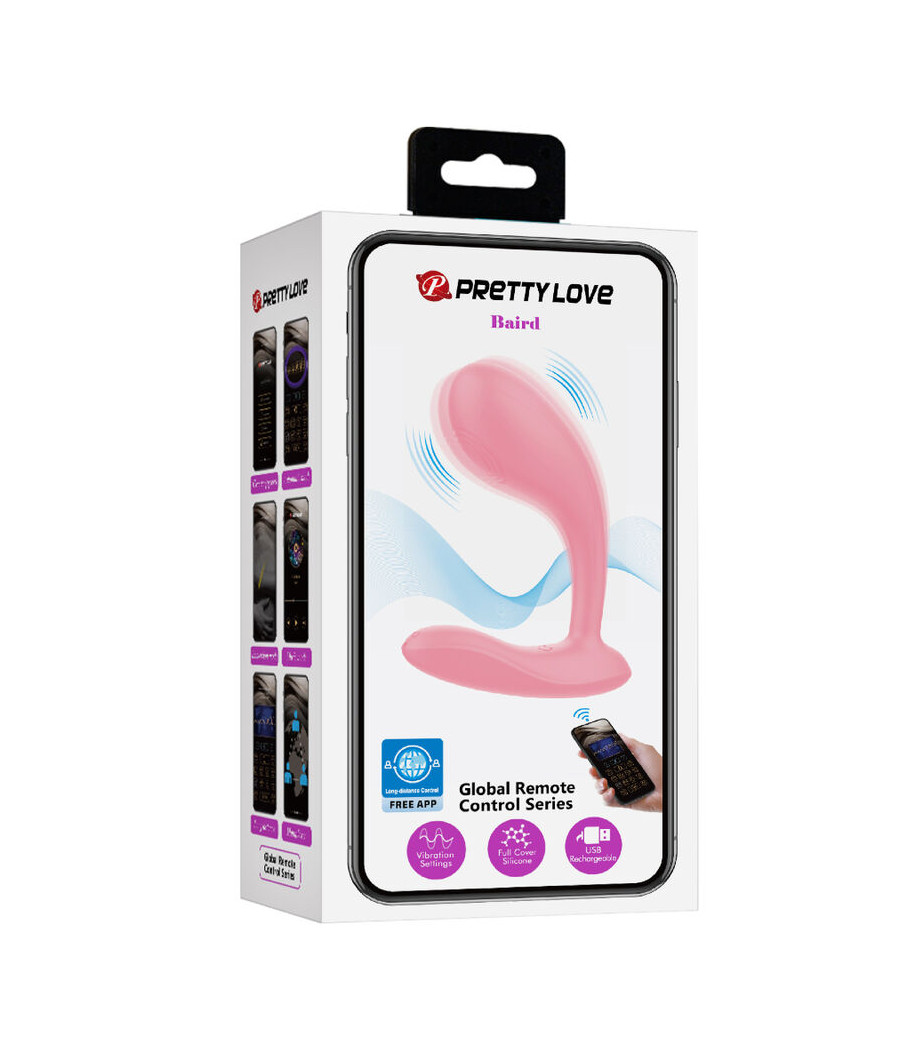 PRETTY LOVE - BAIRD G-SPOT 12 VIBRATIONS RECHARGEABLE PINK APP