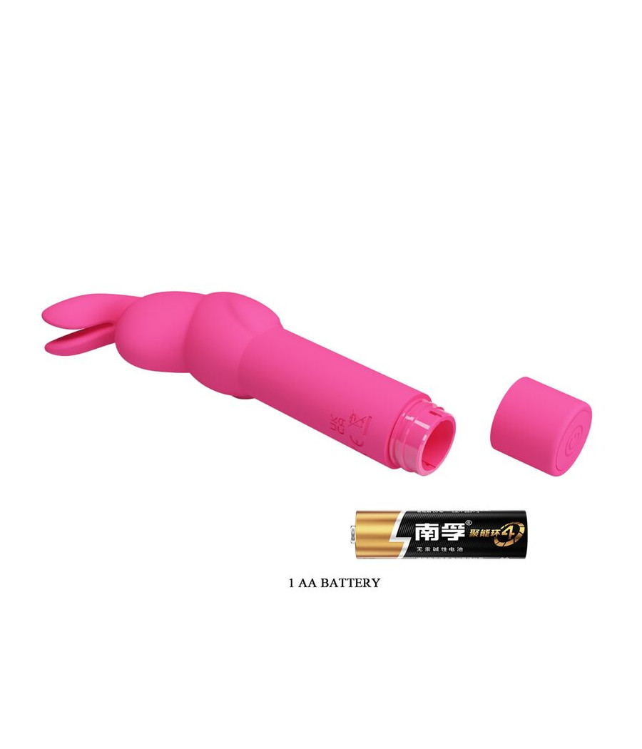 PRETTY LOVE - GERARDO FUSCHIA RABBIT SILICONE VIBRATOR