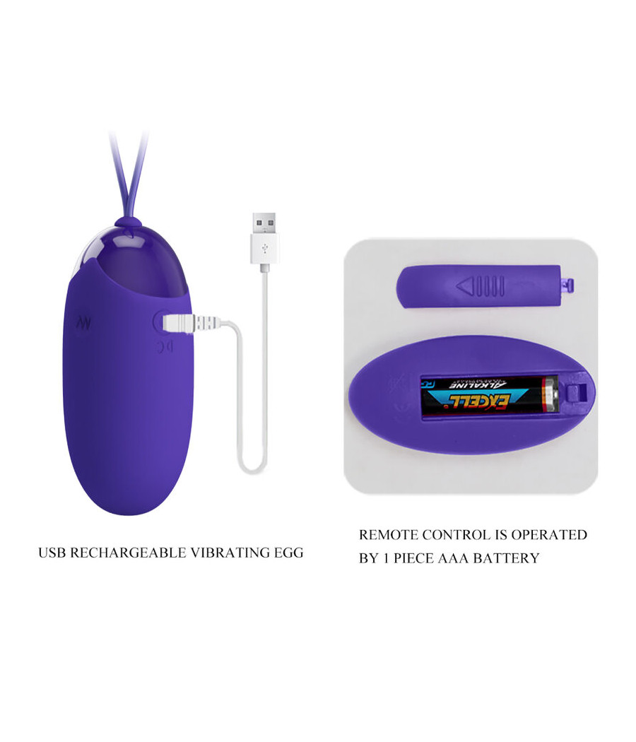 PRETTY LOVE - BERGER YOUTH UOVO VIBRANTE TELECOMANDATO VIOLA