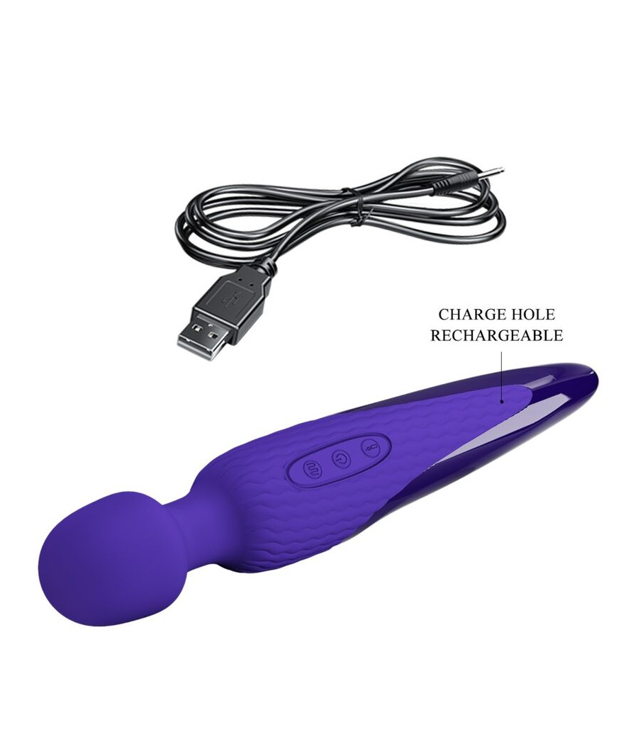 PRETTY LOVE - ANTONY YOUTH WAND VIBRADOR VIOLETA EFEITO DE CALOR