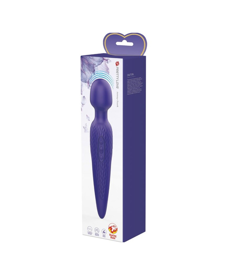 PRETTY LOVE - ANTONY YOUTH VIBRADOR WAND EFECTO CALOR VIOLETA