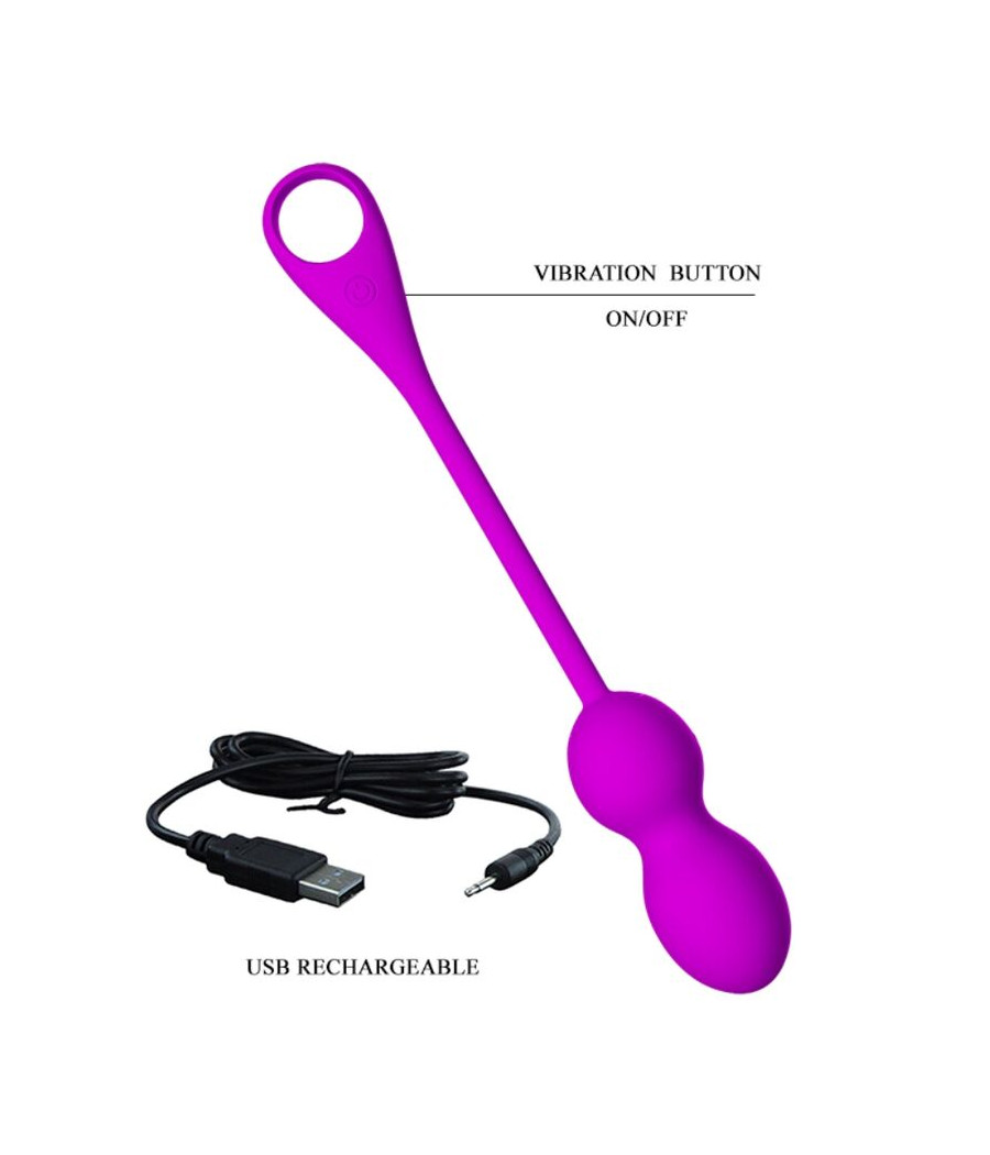 PRETTY LOVE - BALLES VIBRANTES RECHARGEABLES ELVIRA VIOLET
