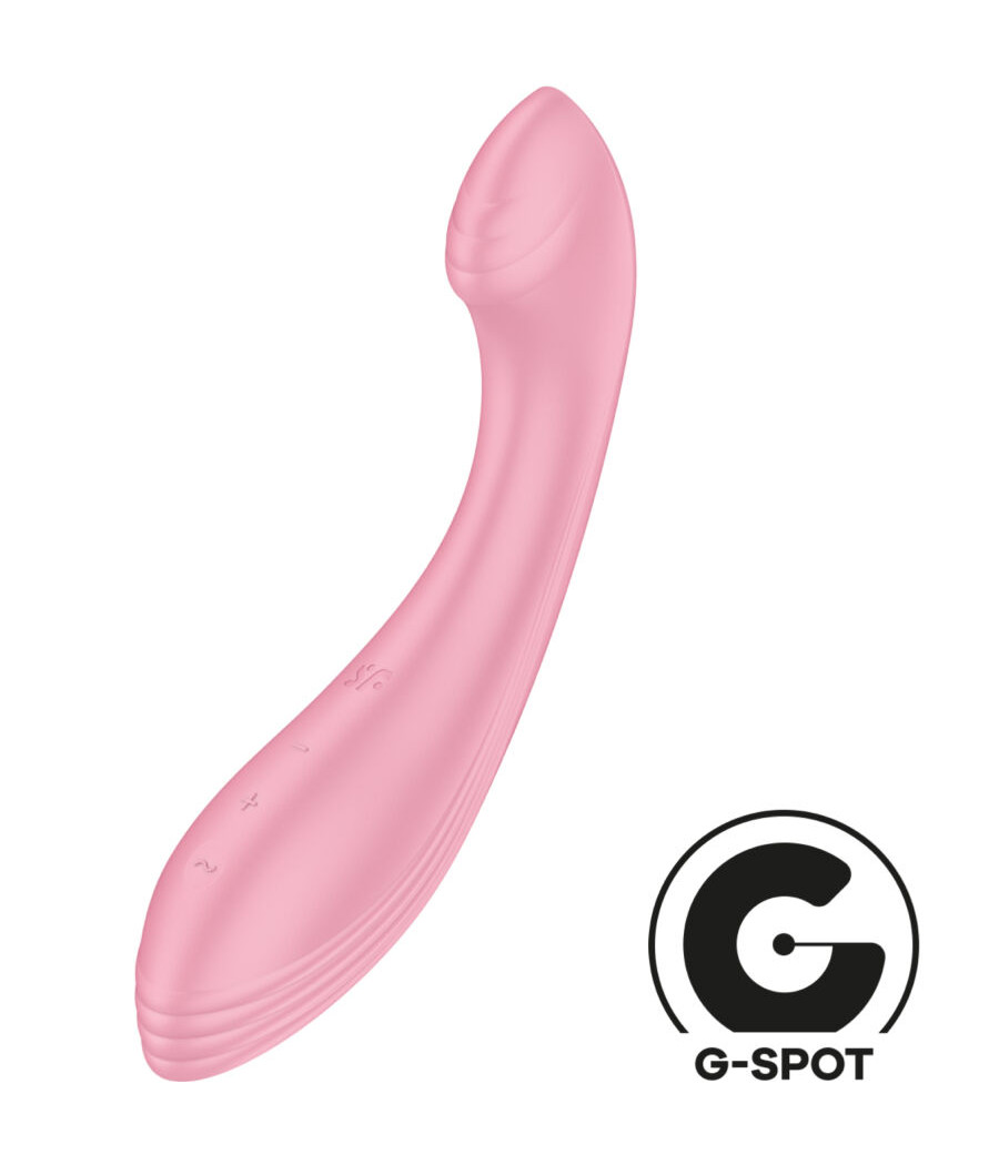 SATISFYER - STIMULATEUR VIBRATEUR G-FORCE G-SPOT ROSE