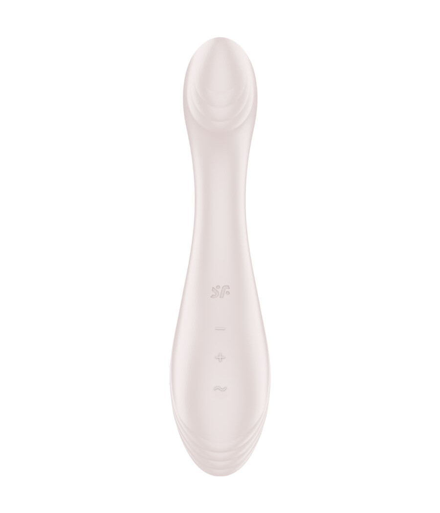 SATISFYER - G-FORCE ESTIMULADOR VIBRADOR G-SPOT BEGE