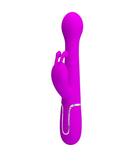 PRETTY LOVE - VIBRADOR DEJON COELHO 3 EM 1 MULTIFUNO VIOLETA