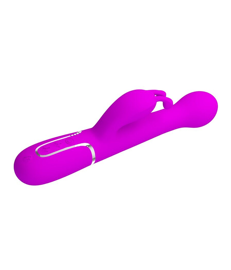 PRETTY LOVE - DEJON RABBIT VIBRATOR 3 IN 1 MULTIFUNCTION VIOLET