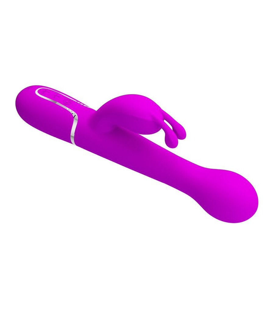 PRETTY LOVE - VIBRATORE DEJON RABBIT 3 IN 1 VIOLA MULTIFUNZIONE