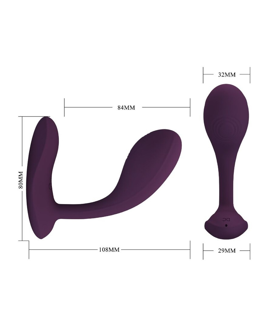 PRETTY LOVE - BAIRD G-SPOT 12 VIBRATIONS RECHARGEABLE LILA APP