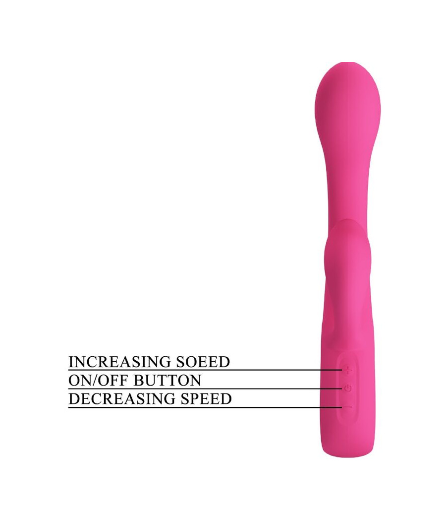 PRETTY LOVE - FRITZ RABBIT VIBRATOR 12 VIBRATIONEN ROSA