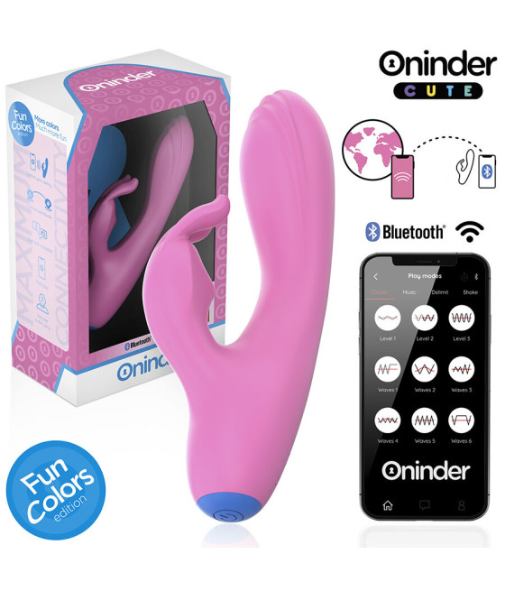 ONINDER CUTE - VIBRATORE CONIGLIETTO D'AMORE PER PUNTO G E CLITORIDE - APP GRATUITA IN TUTTO IL MONDO