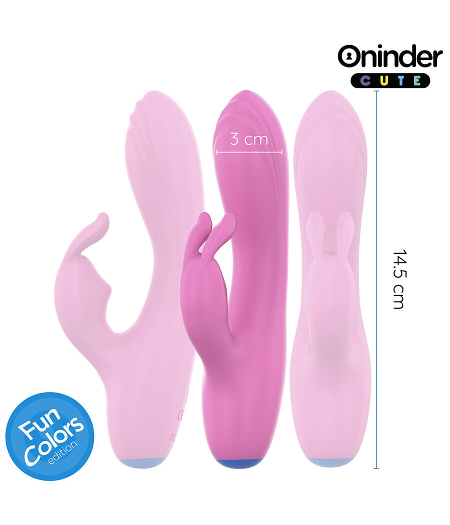 ONINDER CUTE - VIBRADOR LOVE BUNNY PARA PONTO G E CLITÓRIS - APLICATIVO MUNDIAL GRATUITO