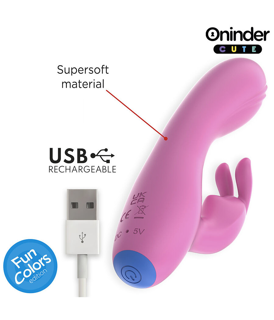 ONINDER CUTE - LOVE BUNNY VIBRATOR G-SPOT CLITORIS - FREE WORLDWIDE APP