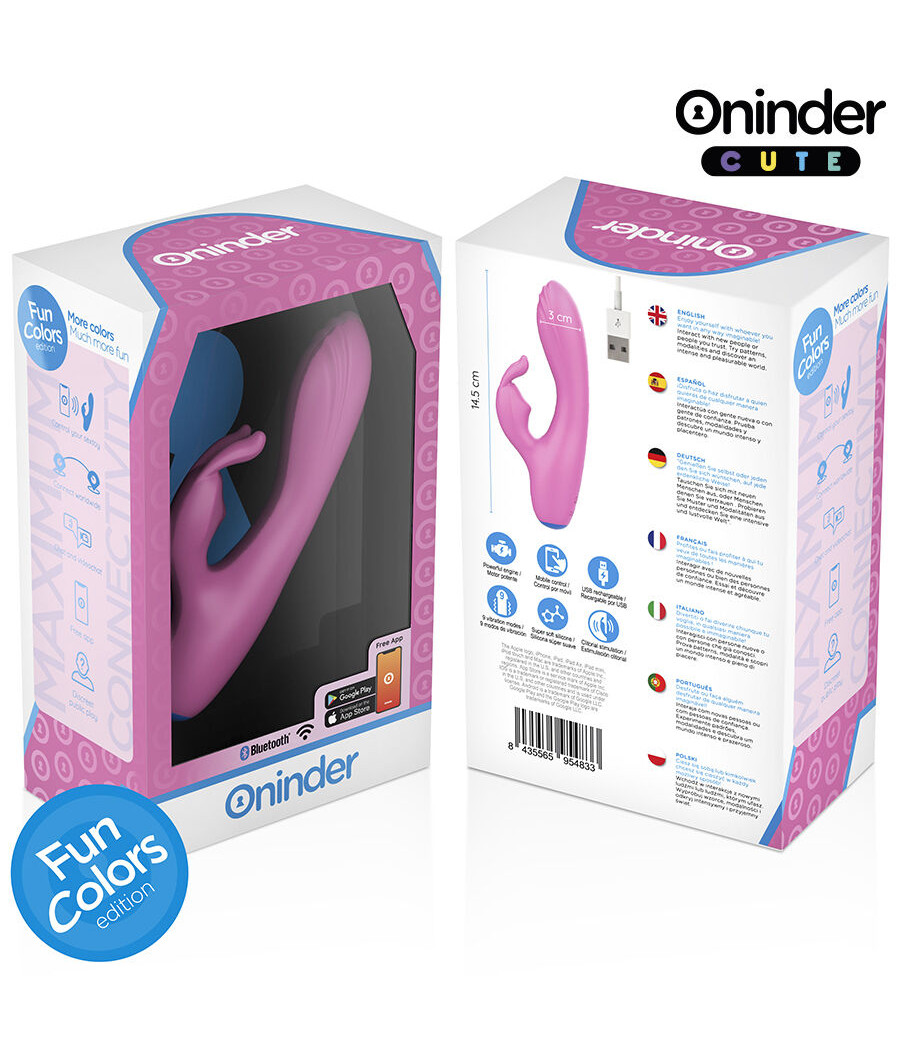 ONINDER CUTE - LOVE BUNNY VIBRATOR G-SPOT CLITORIS - FREE WORLDWIDE APP