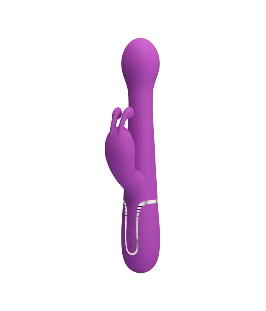PRETTY LOVE - DEJON 3 IN 1 MULTIFUNKTIONS-RABBIT-VIBRATOR LILA