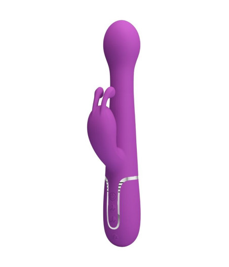 PRETTY LOVE - DEJON 3 IN 1 MULTIFUNKTIONS-RABBIT-VIBRATOR LILA