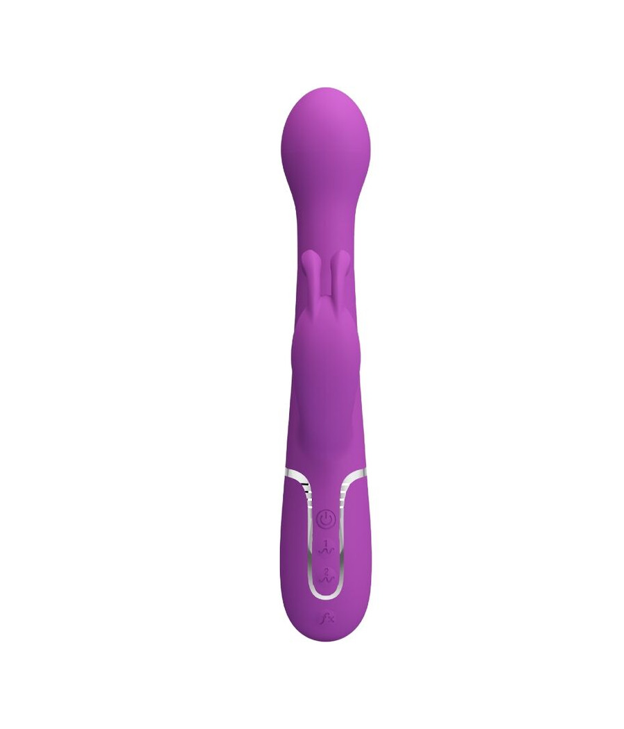 PRETTY LOVE - DEJON 3 IN 1 MULTIFUNZIONE VIBRATORE CONIGLIO VIOLA