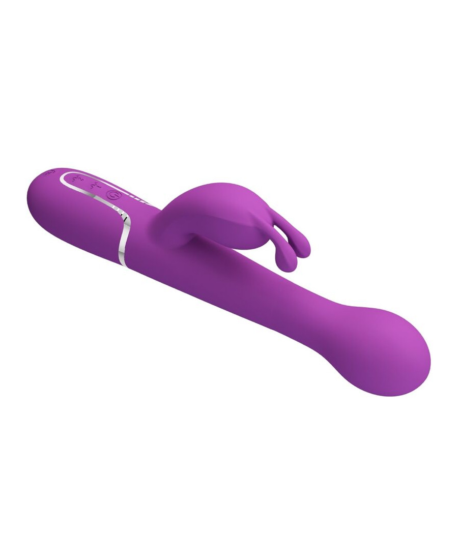 PRETTY LOVE - DEJON 3 IN 1 MULTIFUNZIONE VIBRATORE CONIGLIO VIOLA