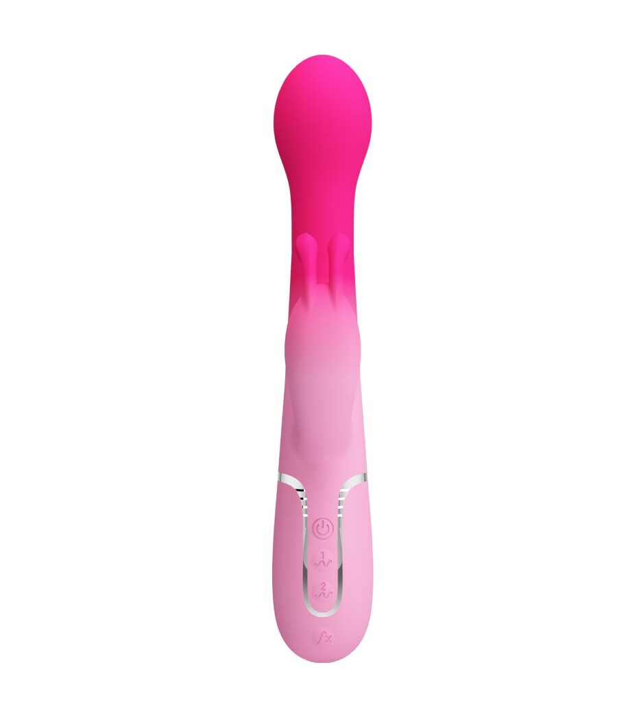 PRETTY LOVE - DEJON 3 EM 1 MULTIFUNCIONAL RABBIT VIBRADOR ROSA