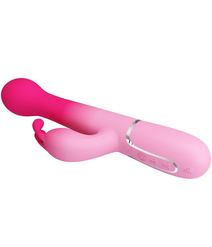 PRETTY LOVE - DEJON VIBRADOR RABBIT 3 EN 1 MULTIFUNCIÓN ROSA