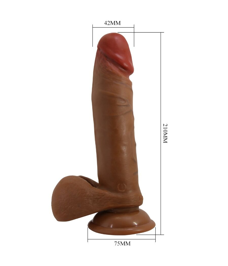 BAILE - ABEL REALISTIC DILDO 21 CM MULATTO