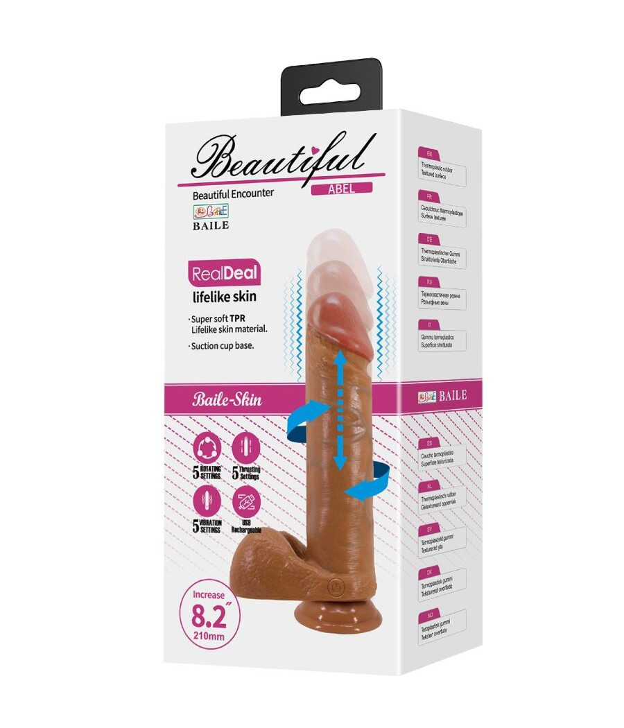 BAILE - ABEL REALISTISCHER DILDO 21 CM MULATTE