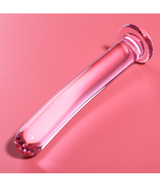 NEBULA SERIES BY IBIZA - MODELO 9 DILDO CRISTAL ROSA 15.5 CM -O- 2.5 CM
