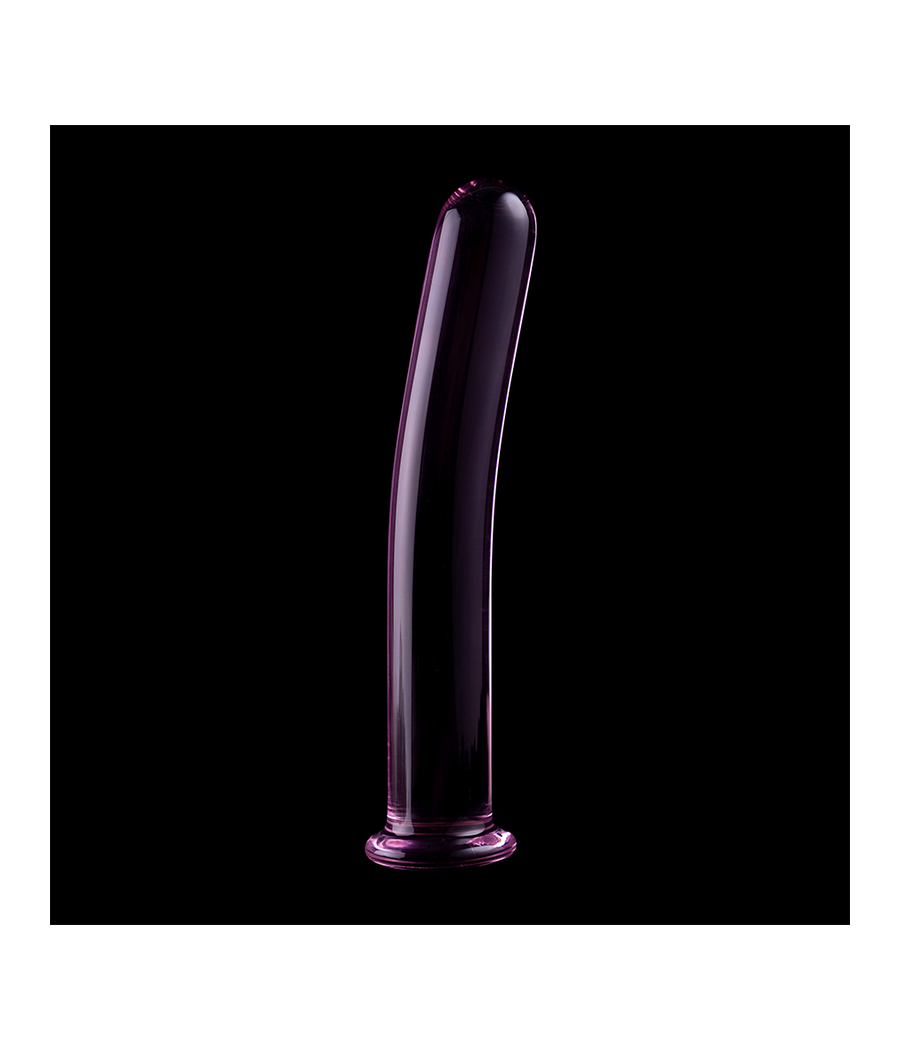 NEBULA SERIES BY IBIZA - MODEL 9 DILDO BOROSILICATE GLASS PINK 15.5 CM -O- 2.5 CM