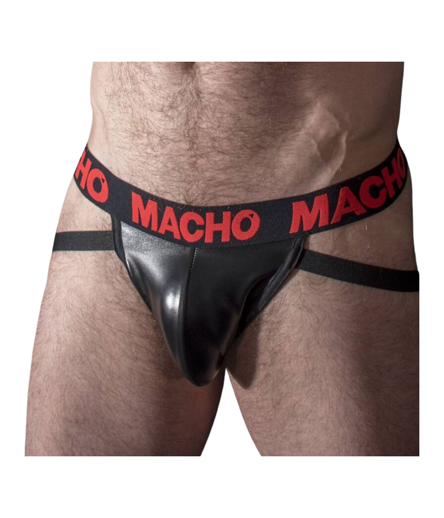 MACHO - MX25RC JOCK ROTES LEDER S