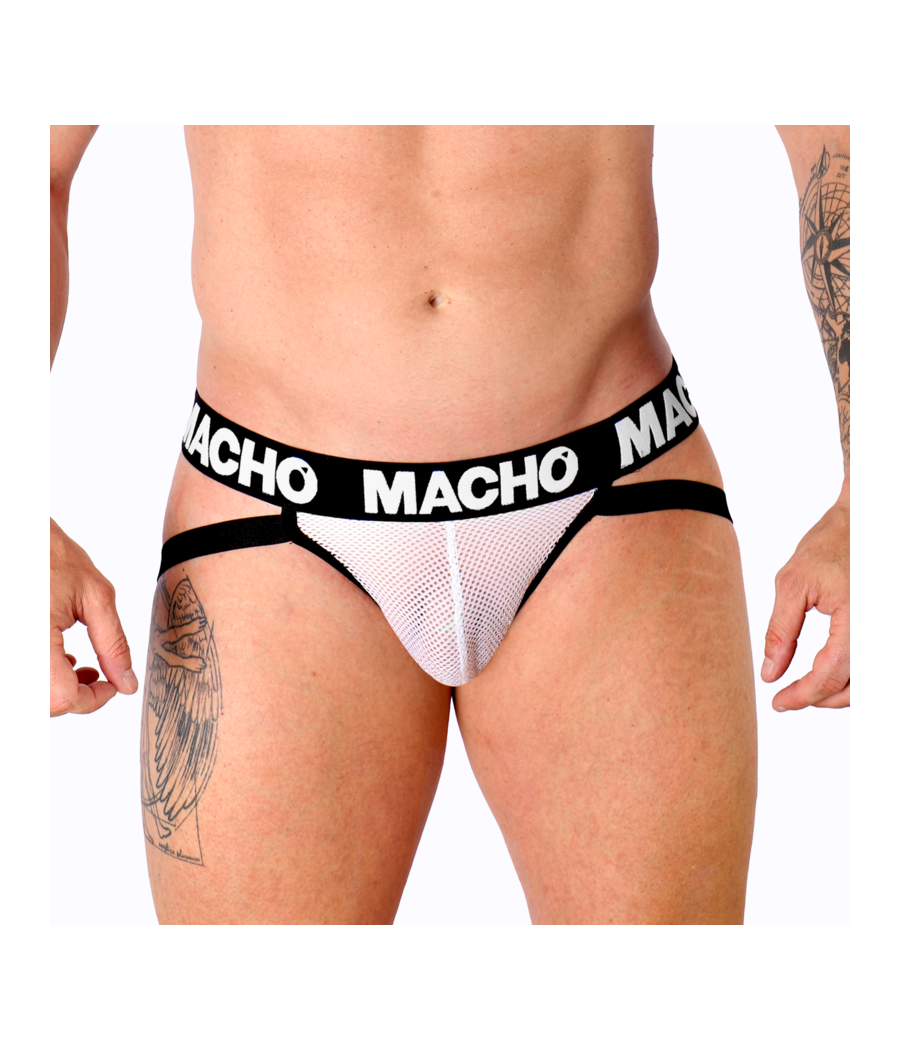 MACHO - MX26X1 JOCK REJILLA BLANCO L